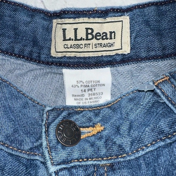 Pristine Vintage Women’s Size 14P Capris Cropped Denim Blue Jeans - Picture 2 of 7